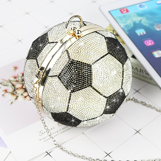 Custom Popular Bling Ball Diamond Crystal Shiny Rhinestone Evening Bag