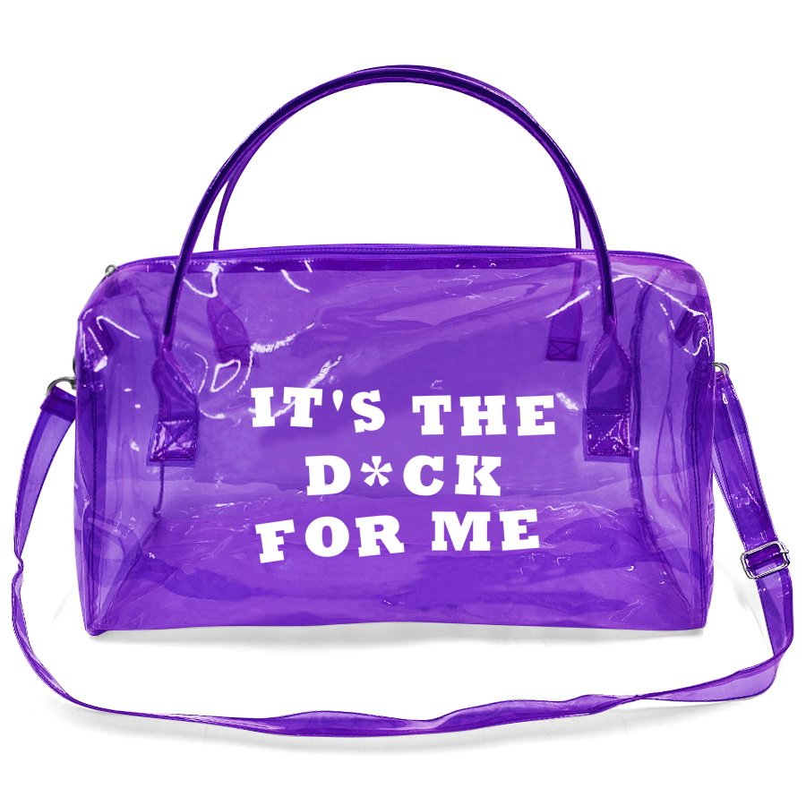 ECO Friendly Transparent TPU Shopping Bag Spend Da Night Bag Summer Tote Beach bag 2022