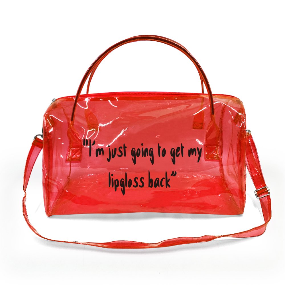 ECO Friendly Transparent TPU Shopping Bag Spend Da Night Bag Summer Tote Beach bag 2022
