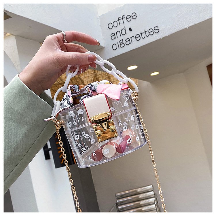 Fashion Acrylic Clear Purse Cute Transparent Crossbody Handbag Designer Mini evening bags