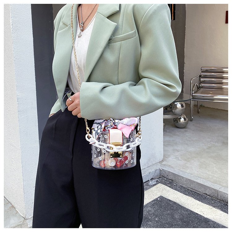 Fashion Acrylic Clear Purse Cute Transparent Crossbody Handbag Designer Mini evening bags