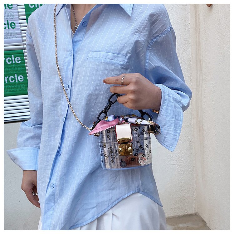 Fashion Acrylic Clear Purse Cute Transparent Crossbody Handbag Designer Mini evening bags