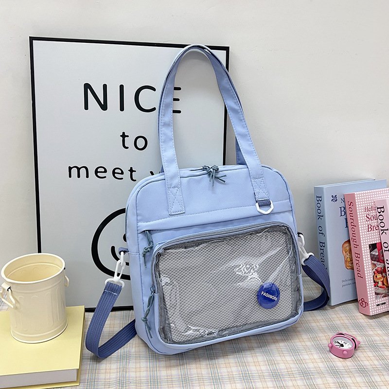 Wholesale Japanese Style Kawaii Bag Girls Mutipockets Transparent Crossbody Bags Women Shoulder Bag