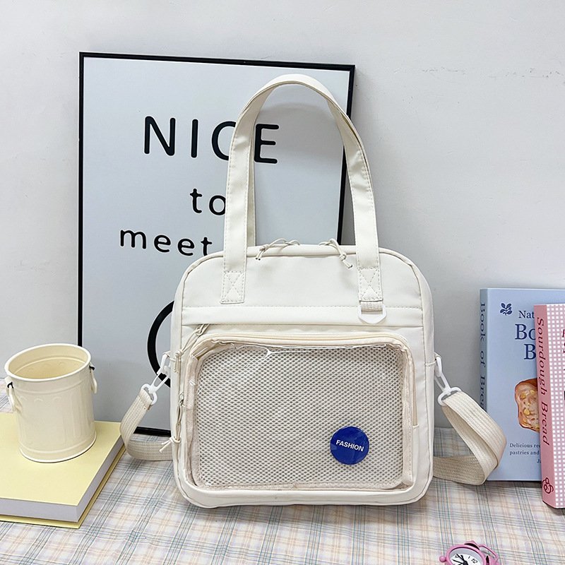 Wholesale Japanese Style Kawaii Bag Girls Mutipockets Transparent Crossbody Bags Women Shoulder Bag