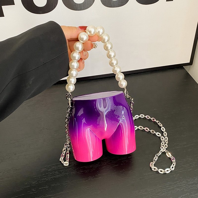 2024 New Fashion Cute Girls Coin Purse Unique Shape PVC Crossbody Small Ladies Clutch Evening Bags Women Mini Handbag