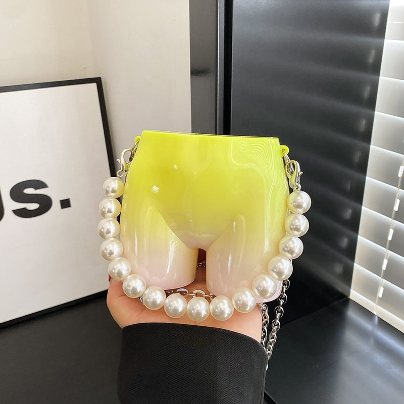 2024 New Fashion Cute Girls Coin Purse Unique Shape PVC Crossbody Small Ladies Clutch Evening Bags Women Mini Handbag