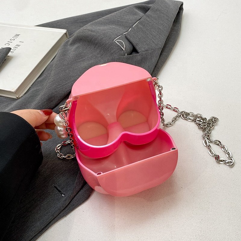 2024 New Fashion Cute Girls Coin Purse Unique Shape PVC Crossbody Small Ladies Clutch Evening Bags Women Mini Handbag