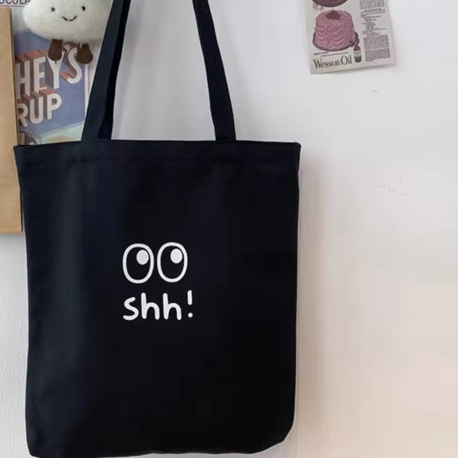 High Quality Custom 12oz Organic Recyclable Plain Cotton Shopping Tote Bag For Women Shoulder bag Custom Tote Bag Printed Logo