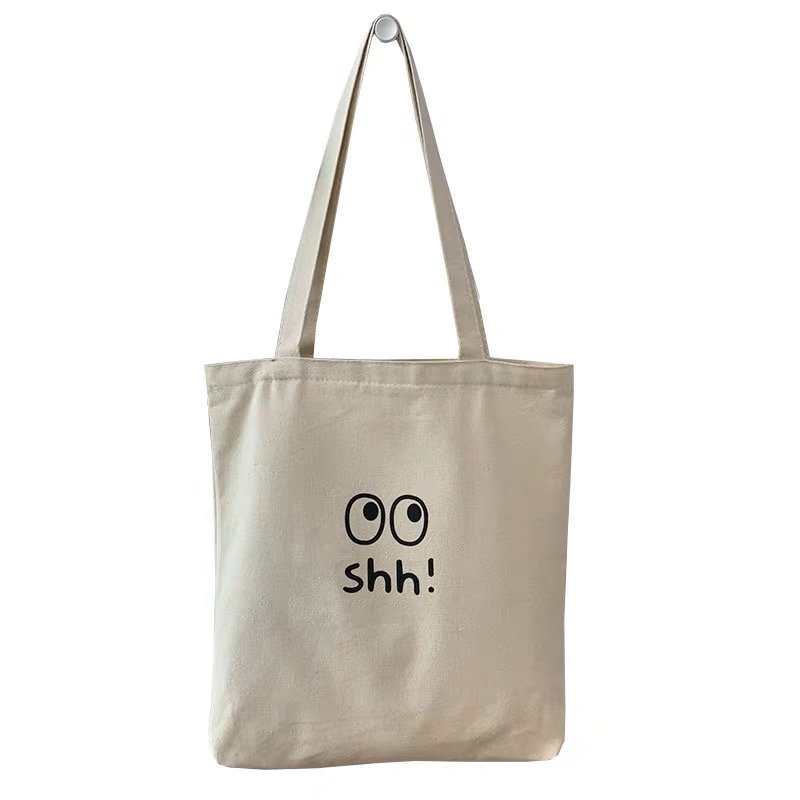 High Quality Custom 12oz Organic Recyclable Plain Cotton Shopping Tote Bag For Women Shoulder bag Custom Tote Bag Printed Logo