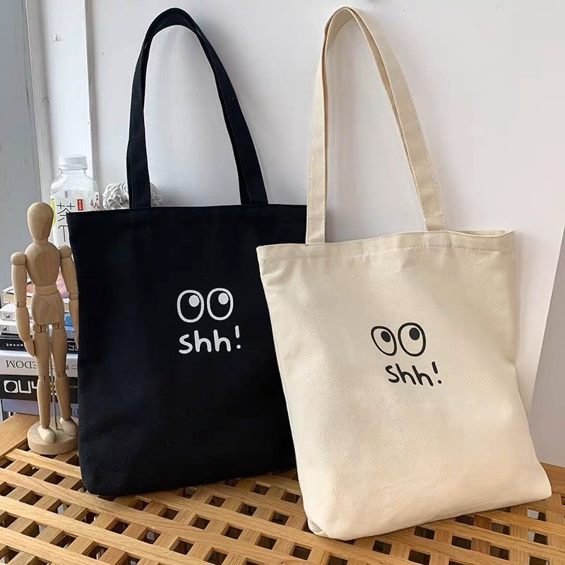 High Quality Custom 12oz Organic Recyclable Plain Cotton Shopping Tote Bag For Women Shoulder bag Custom Tote Bag Printed Logo