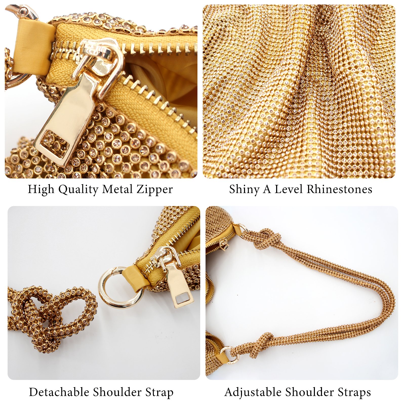Exclusive promotion price for live broadcast room shoulder bags rhinestone clutches wedding evening purse for women