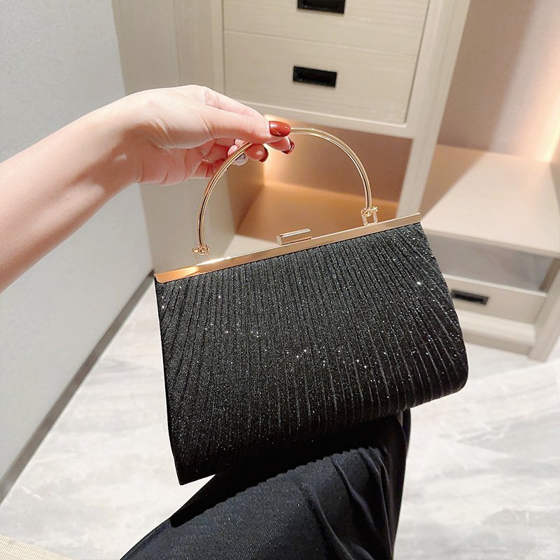Wholesale Party Bags Small Ladies Bling Tassel Shape Crossbody Bags Evening Clutch Handbags for Women Luxury 2023