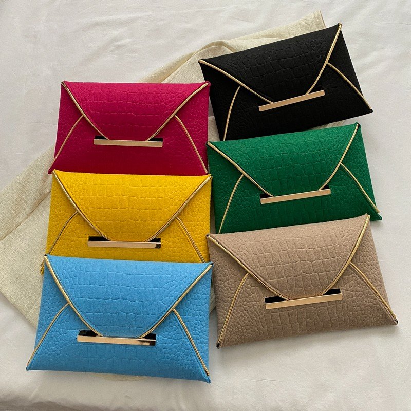 New Hopefar Women's Clutch Bag Envelope Felt Evening Bags Multi-color Elegant Purse Wallet Party Luxury