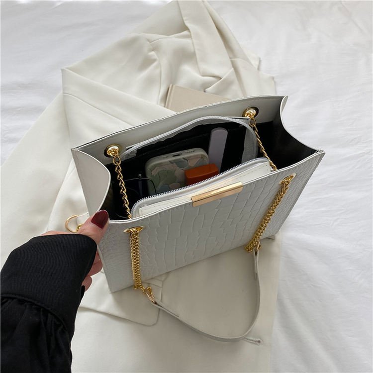 Fashion Candy Color Stone Design Women Handbag Crossbody Shoulder Bags Large Capacity Ladies Handbags Leather Messenger Bags