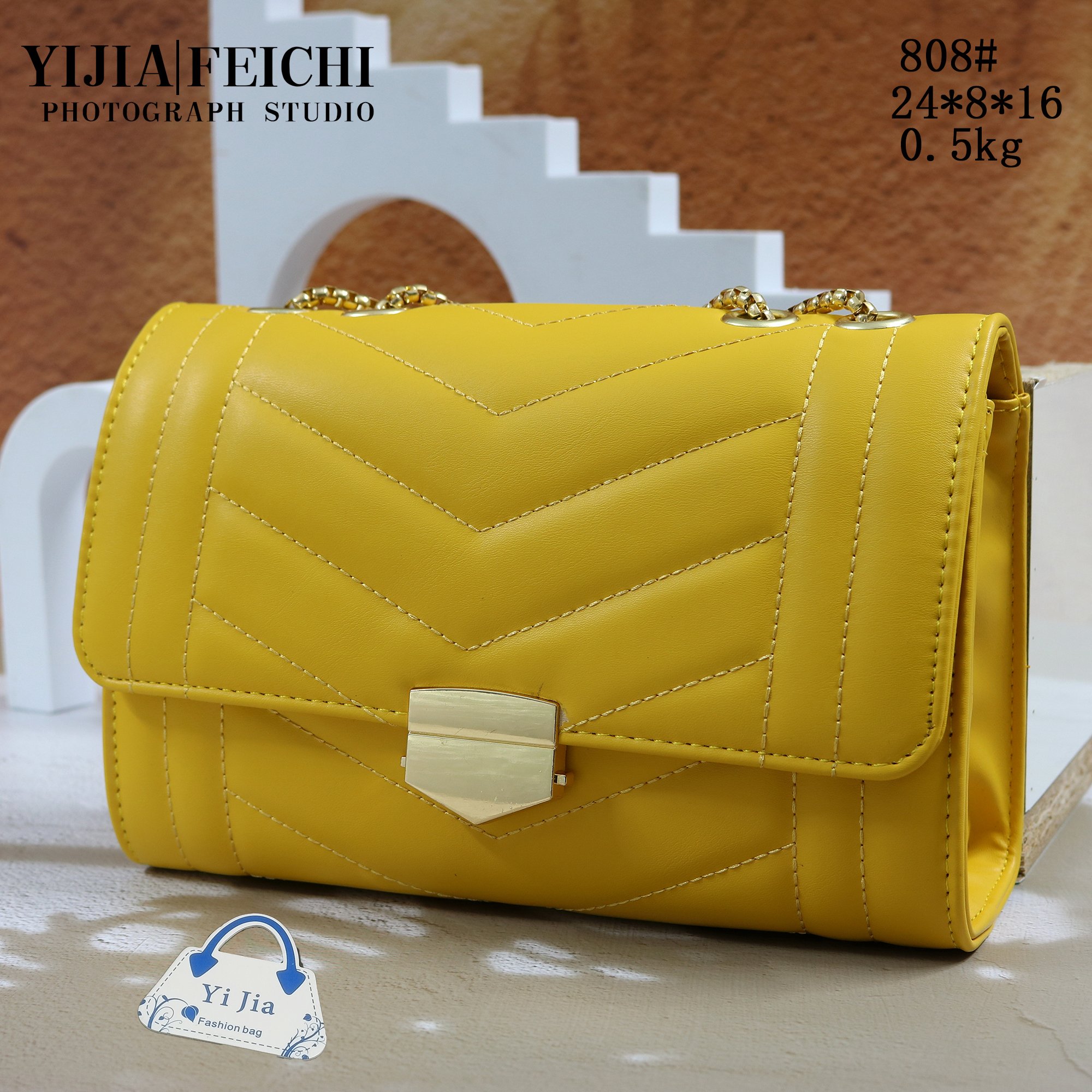 Yi Jia Custom-Made Chain Casual Cover Handbags For Women Cross Body Bag Pu Zip Lock Bag Wholesale Women's Messenger Bags