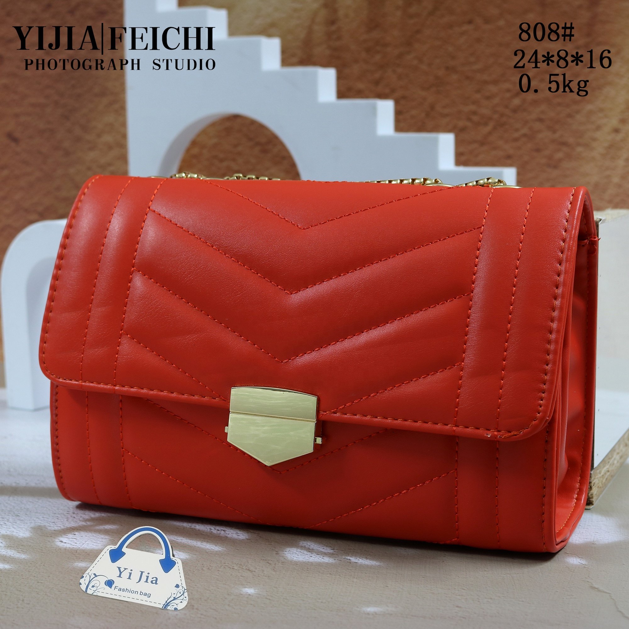 Yi Jia Custom-Made Chain Casual Cover Handbags For Women Cross Body Bag Pu Zip Lock Bag Wholesale Women's Messenger Bags