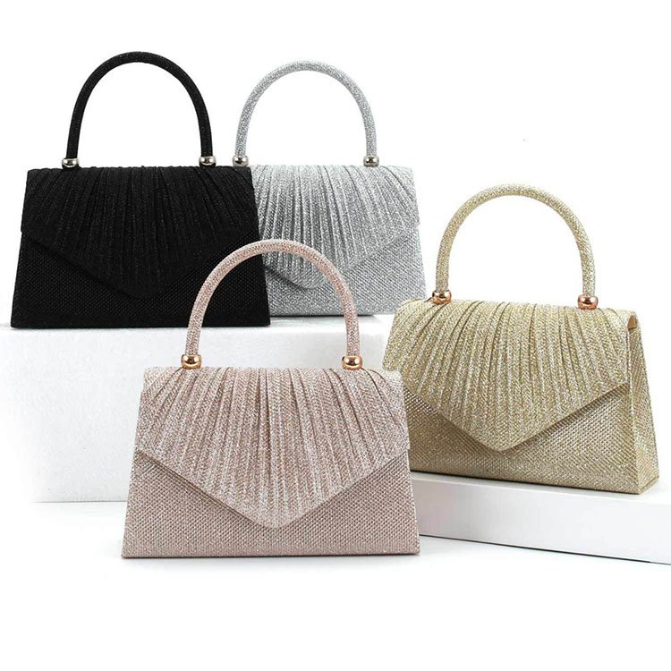 Elegant Shiny Handbag Exquisite Fashion Evening Bag Clutch Bag Women Luxury