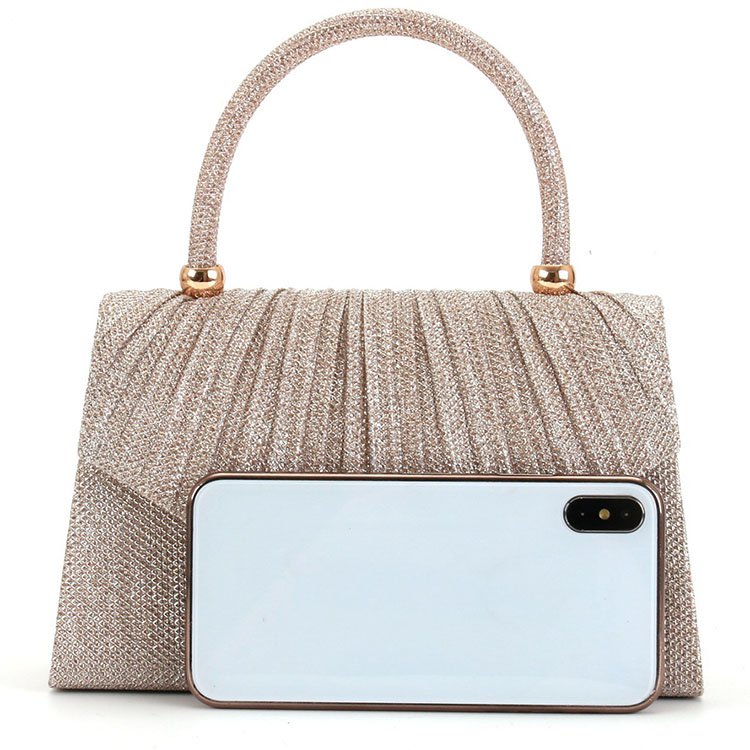 Elegant Shiny Handbag Exquisite Fashion Evening Bag Clutch Bag Women Luxury