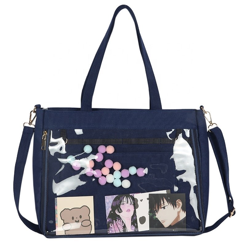 Trendy ladies fashion canvas bags school ita bags waterproof sling bag