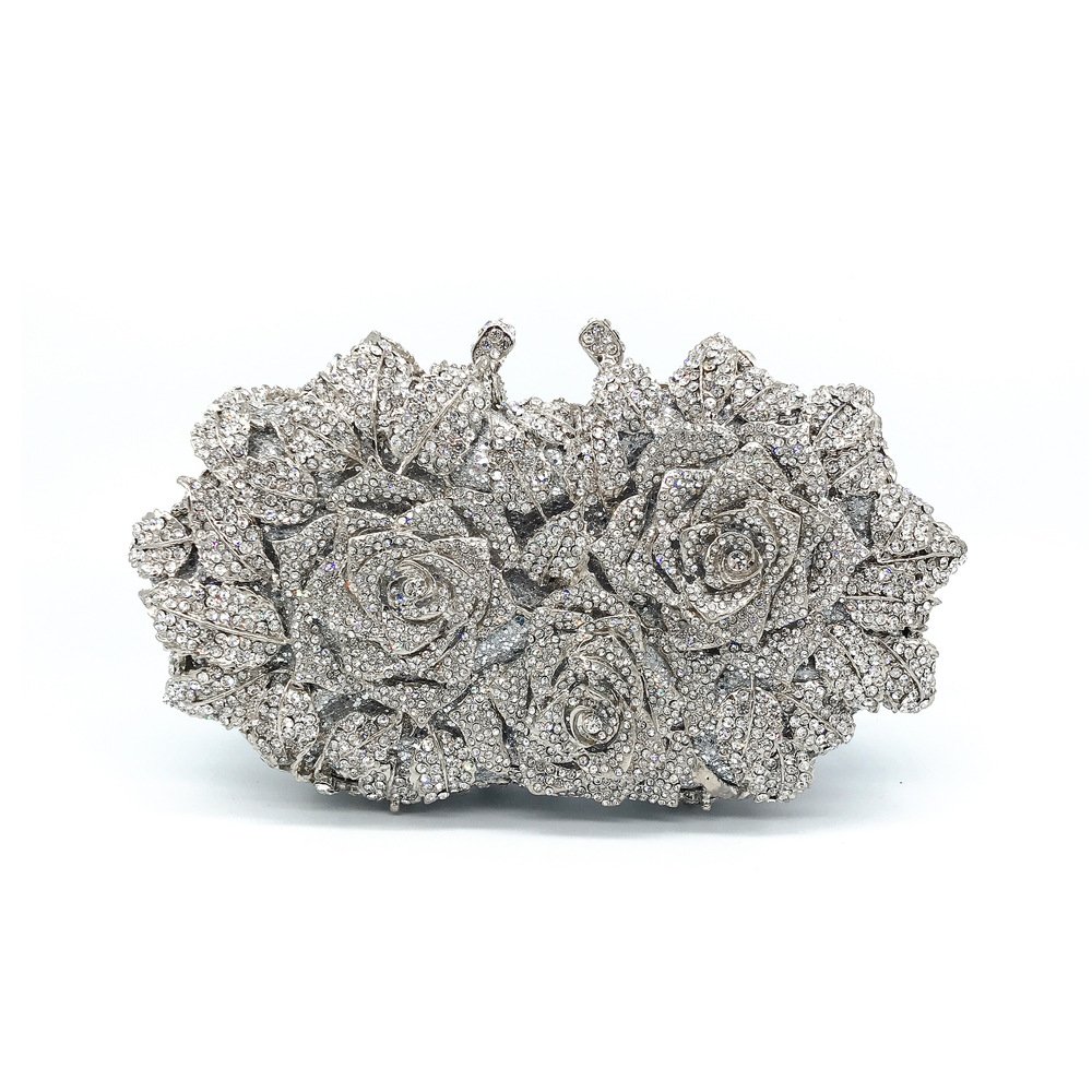 High quality women wedding clutch bag evening clutch bags for women rhinestone evening bags