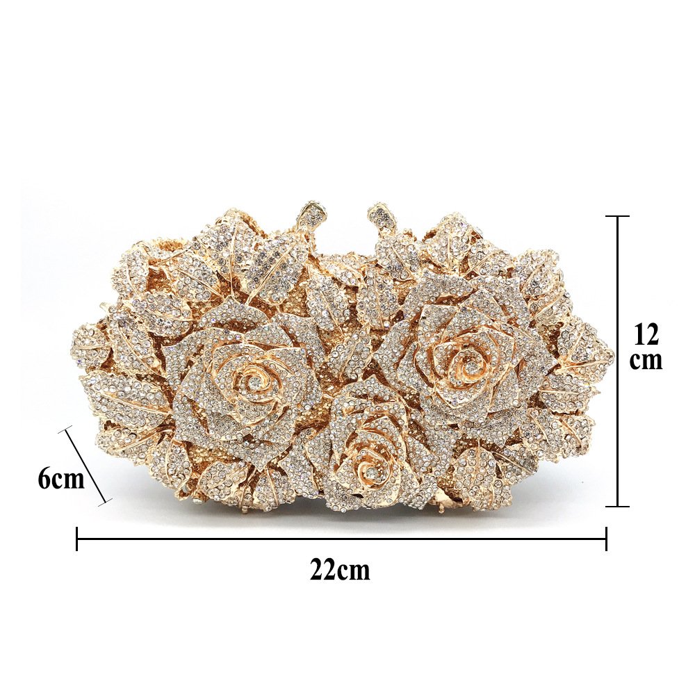 High quality women wedding clutch bag evening clutch bags for women rhinestone evening bags