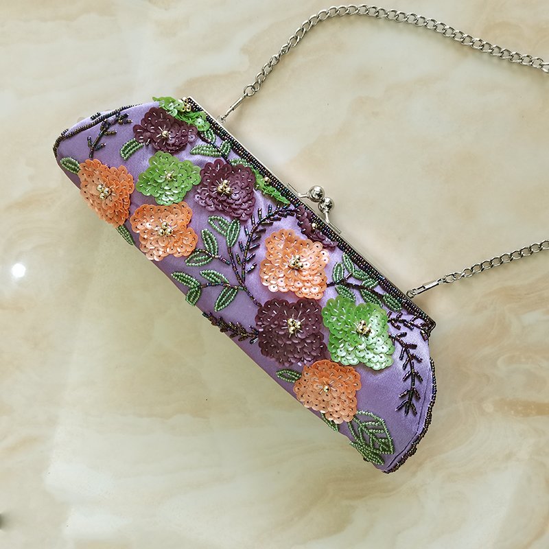 handmade purse bling sequins bags chain handbag women gift glitter bridal clutch evening bag luxury Crossbody Bag