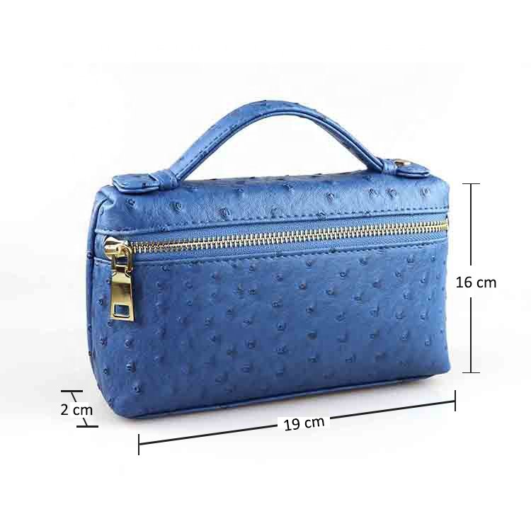 Party banquet wedding ostrich custom luxury ladies clutch bag clutch bag evening clutch bag