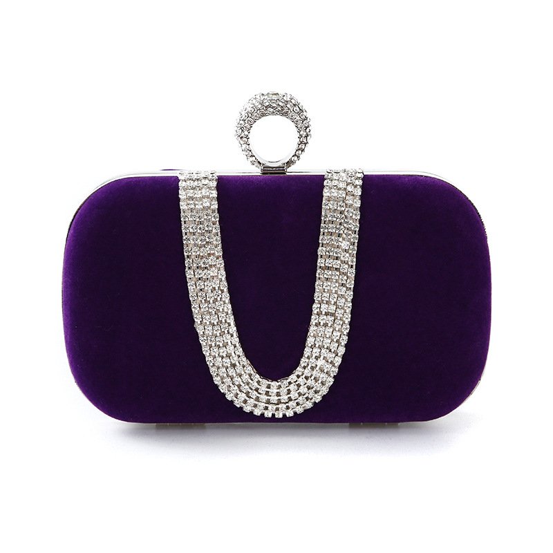 New Fashion Luxury Women Evening Bags Waterproof Diamond Bag Crystal Chain Shoulder Bag