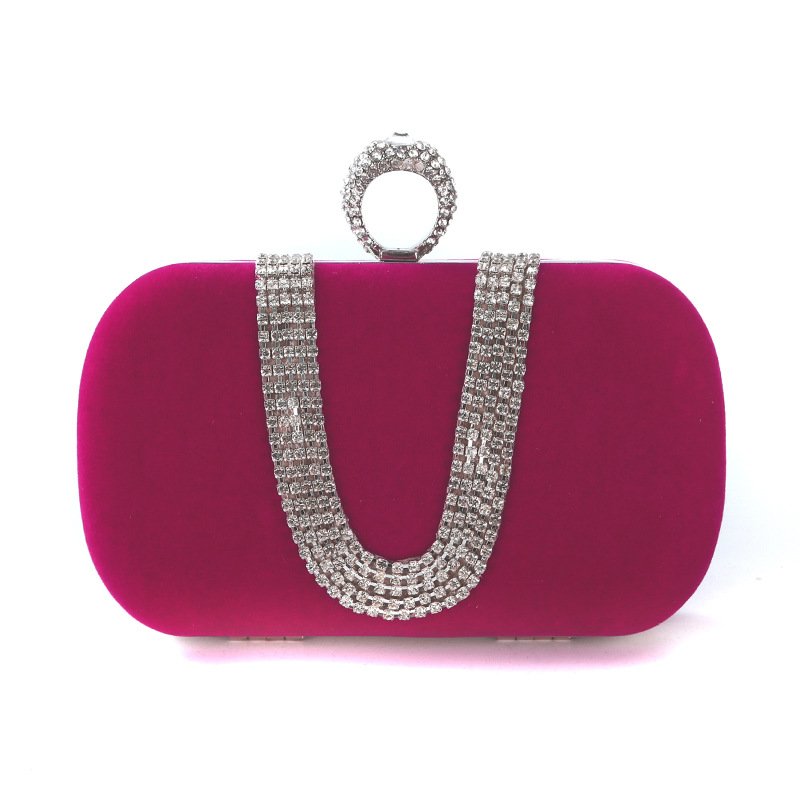 New Fashion Luxury Women Evening Bags Waterproof Diamond Bag Crystal Chain Shoulder Bag