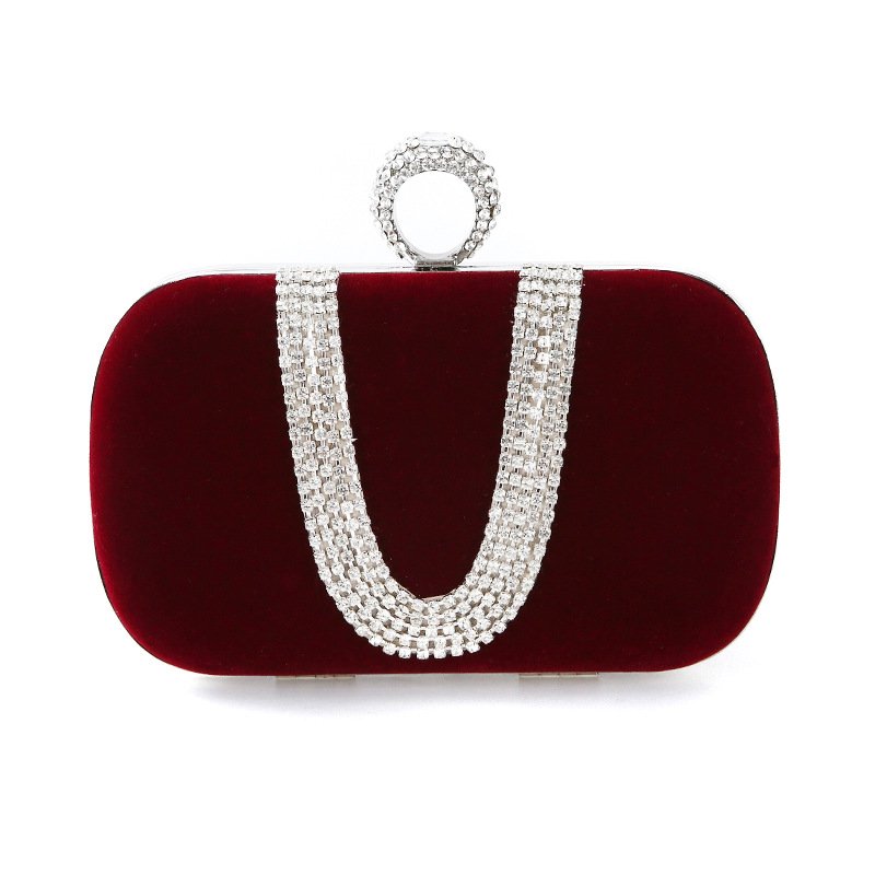 New Fashion Luxury Women Evening Bags Waterproof Diamond Bag Crystal Chain Shoulder Bag