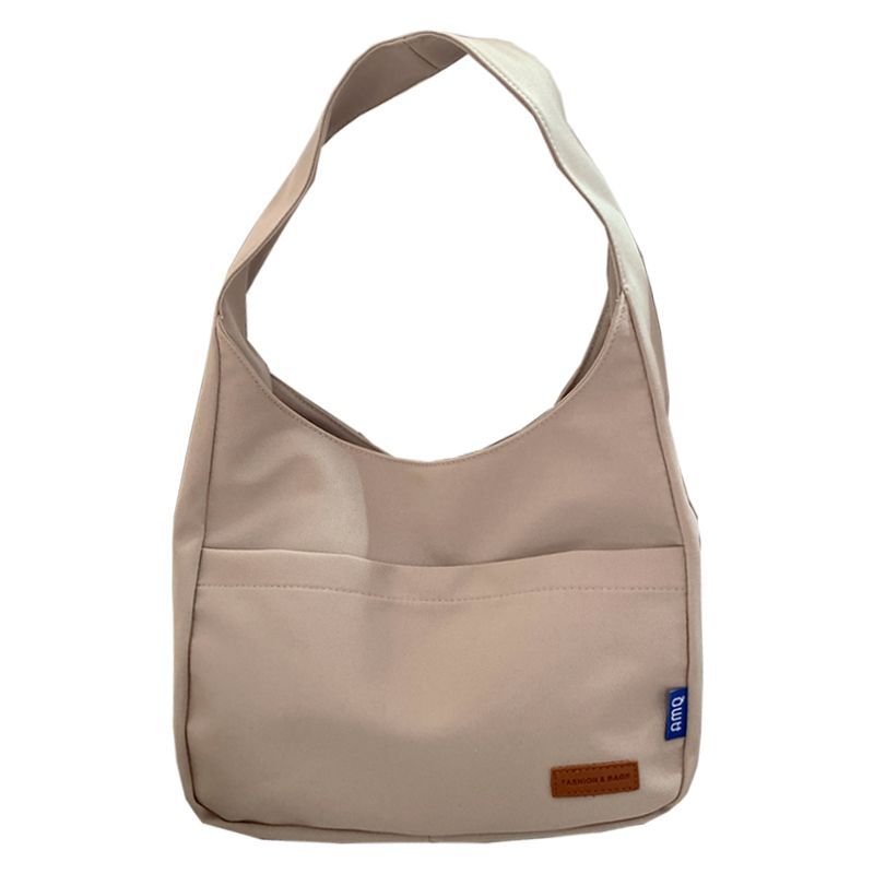 Custom Canvas Bag Large Capacity Single Shoulder Underarm Bag Casual Simple Handbag