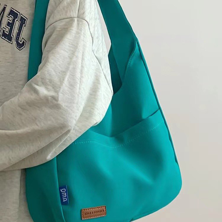 Custom Canvas Bag Large Capacity Single Shoulder Underarm Bag Casual Simple Handbag