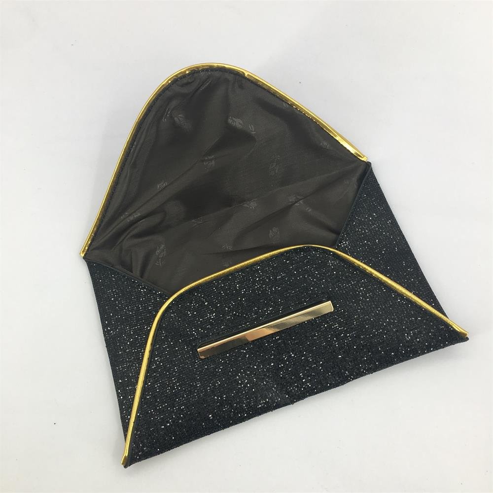 Wholesale Bling Black Personalized Purse Designer Small Party Clutch Bag Evening Bag for Ladies