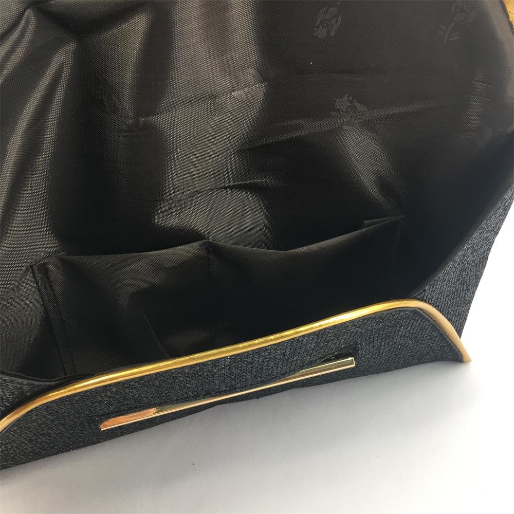 Wholesale Bling Black Personalized Purse Designer Small Party Clutch Bag Evening Bag for Ladies