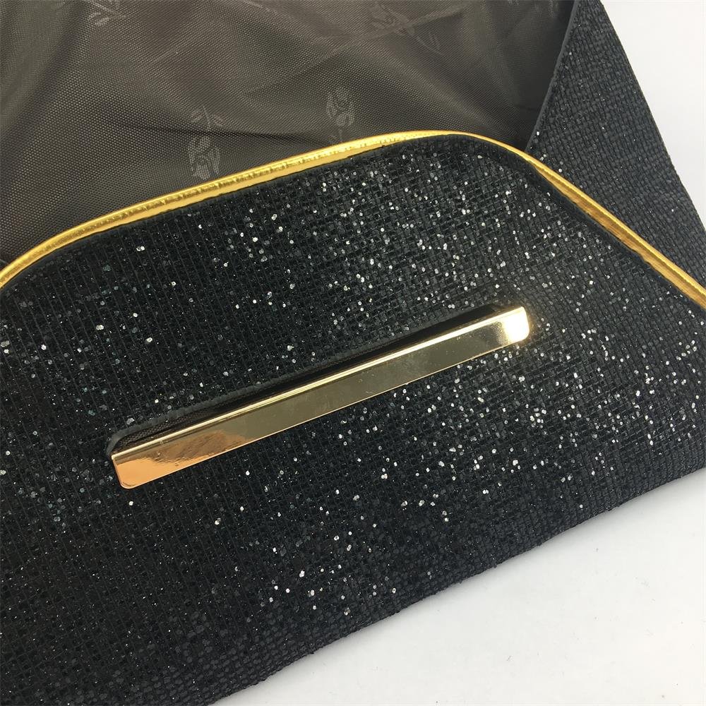 Wholesale Bling Black Personalized Purse Designer Small Party Clutch Bag Evening Bag for Ladies