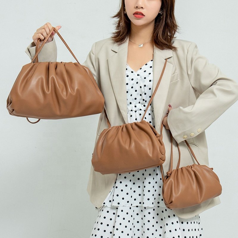 Womens Pouch Dumpling Crossbody Shoulder Purse Bag Cloud Handbag