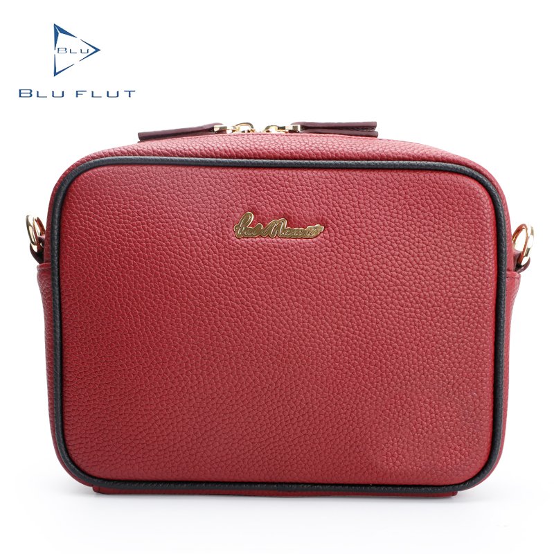 Blu Flut new design ladies full grain cowhide leather cross body bags genuine custom leather shoulder bags for woman