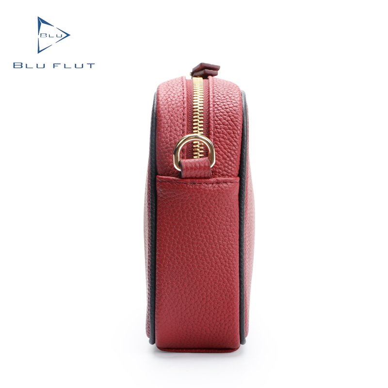 Blu Flut new design ladies full grain cowhide leather cross body bags genuine custom leather shoulder bags for woman