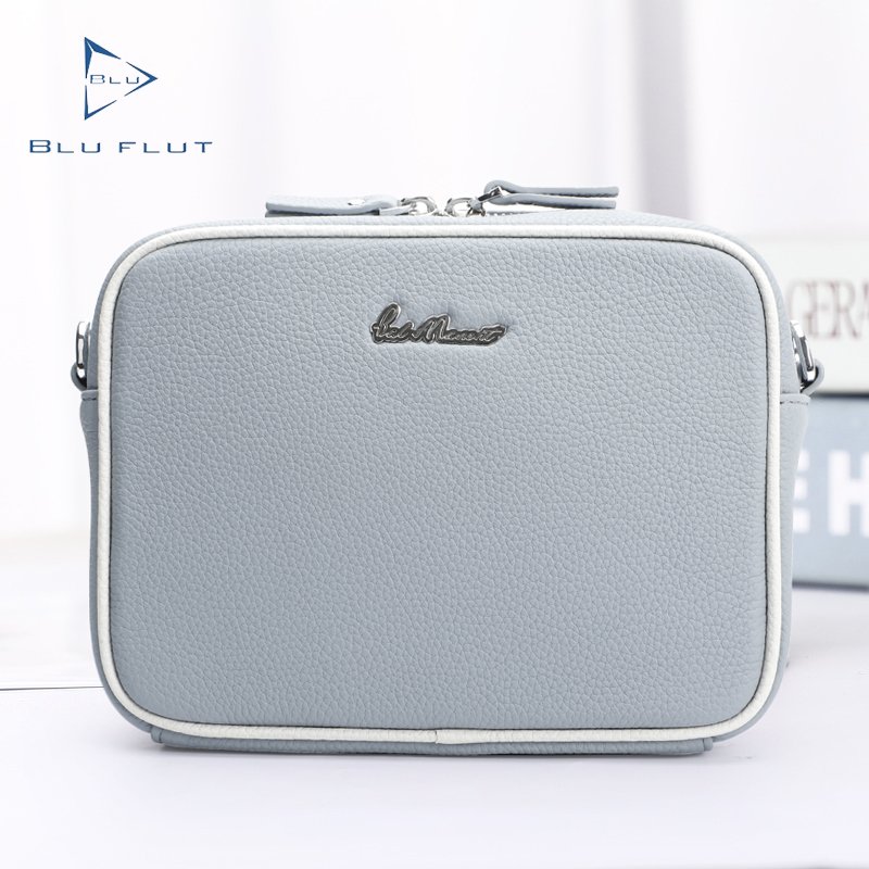 Blu Flut new design ladies full grain cowhide leather cross body bags genuine custom leather shoulder bags for woman