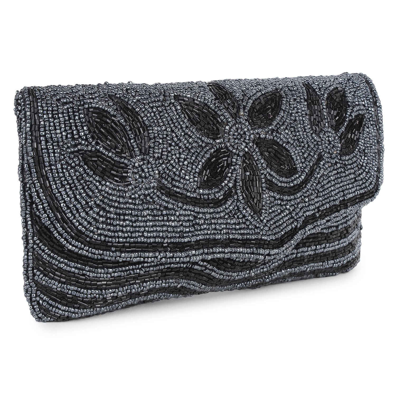 Ladies Fashion weaving Elegant Evening Bag Satin Bridal Wedding Purse Party Messenger Clutch Bag