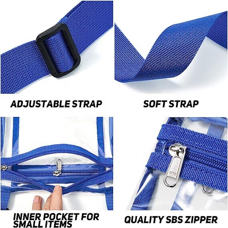 Breakthrough Innovation Eco Friendly Crossbody Purse, Clear Purse Bag For On-The-Go Air Travel