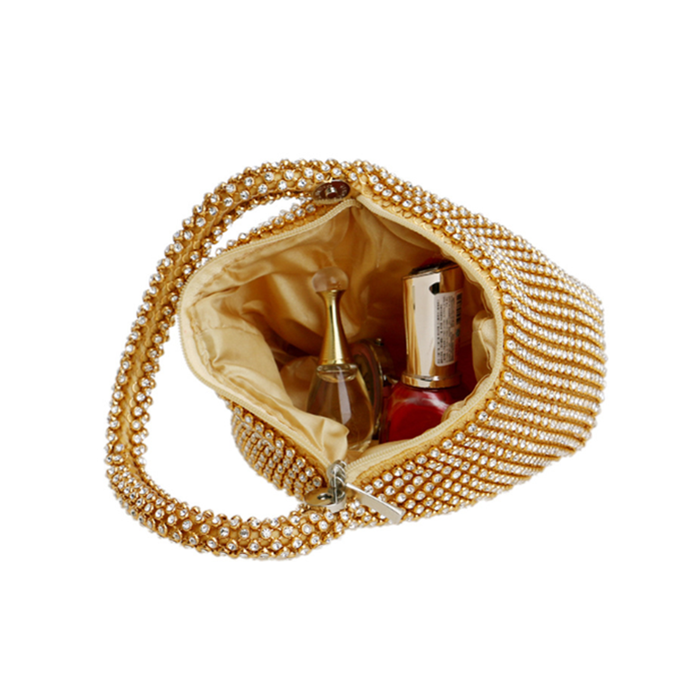 Best Seller Flapper Women Ladies Gold Clutch Evening Bag for Party Evening