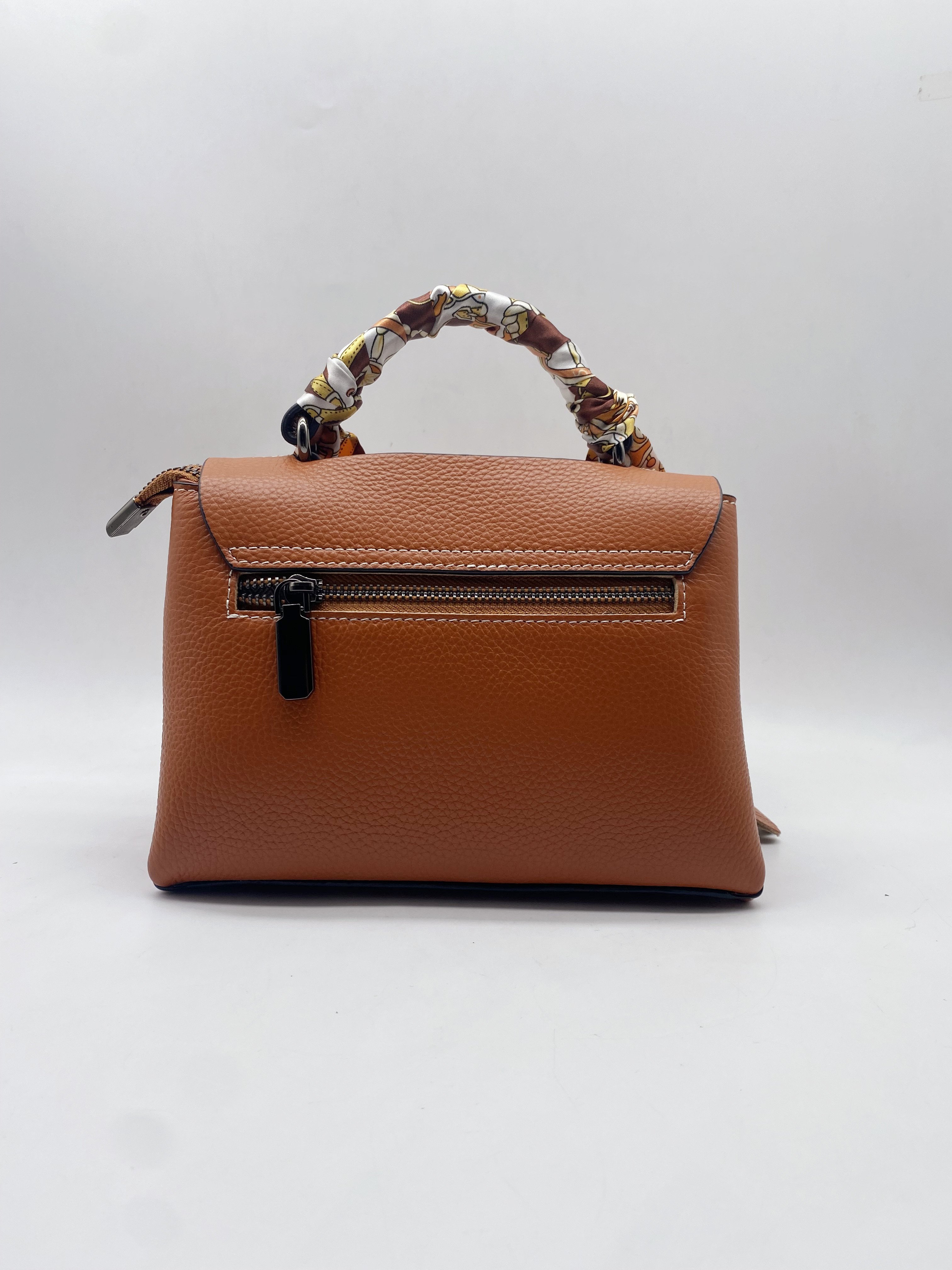 OEM Factory Direct Sales Korean Brown Genuine Leather Women Sling Shoulder Armpit Shopping Bags Evening Bag From China