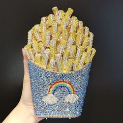 blue French fries