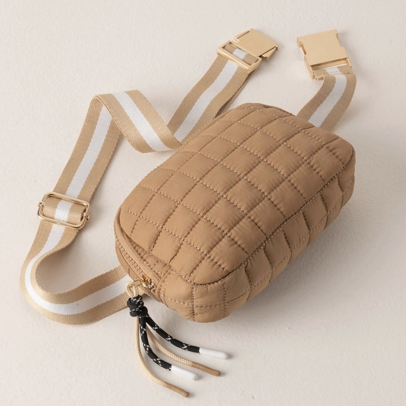 Personalized Women Crossbody Bag Custom Nylon Travel Chest Bag Quilted Ladies Sling Bag