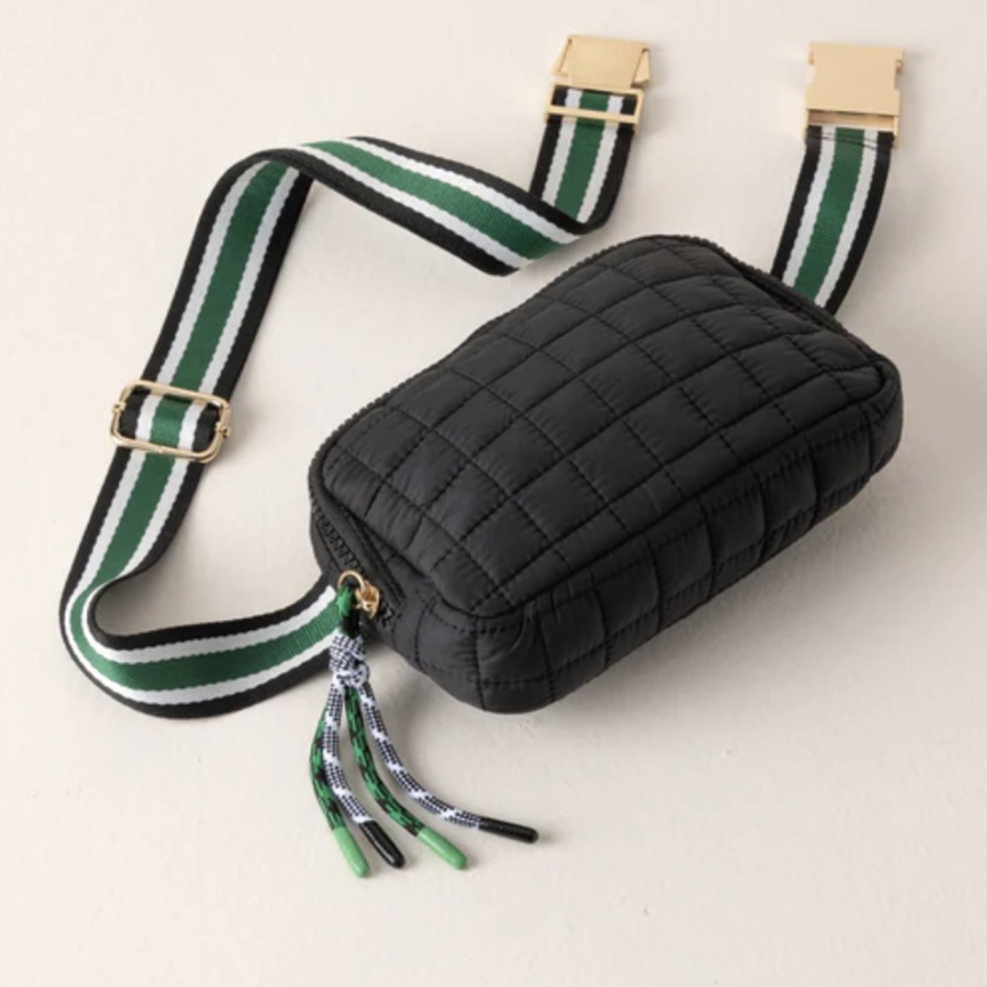 Personalized Women Crossbody Bag Custom Nylon Travel Chest Bag Quilted Ladies Sling Bag