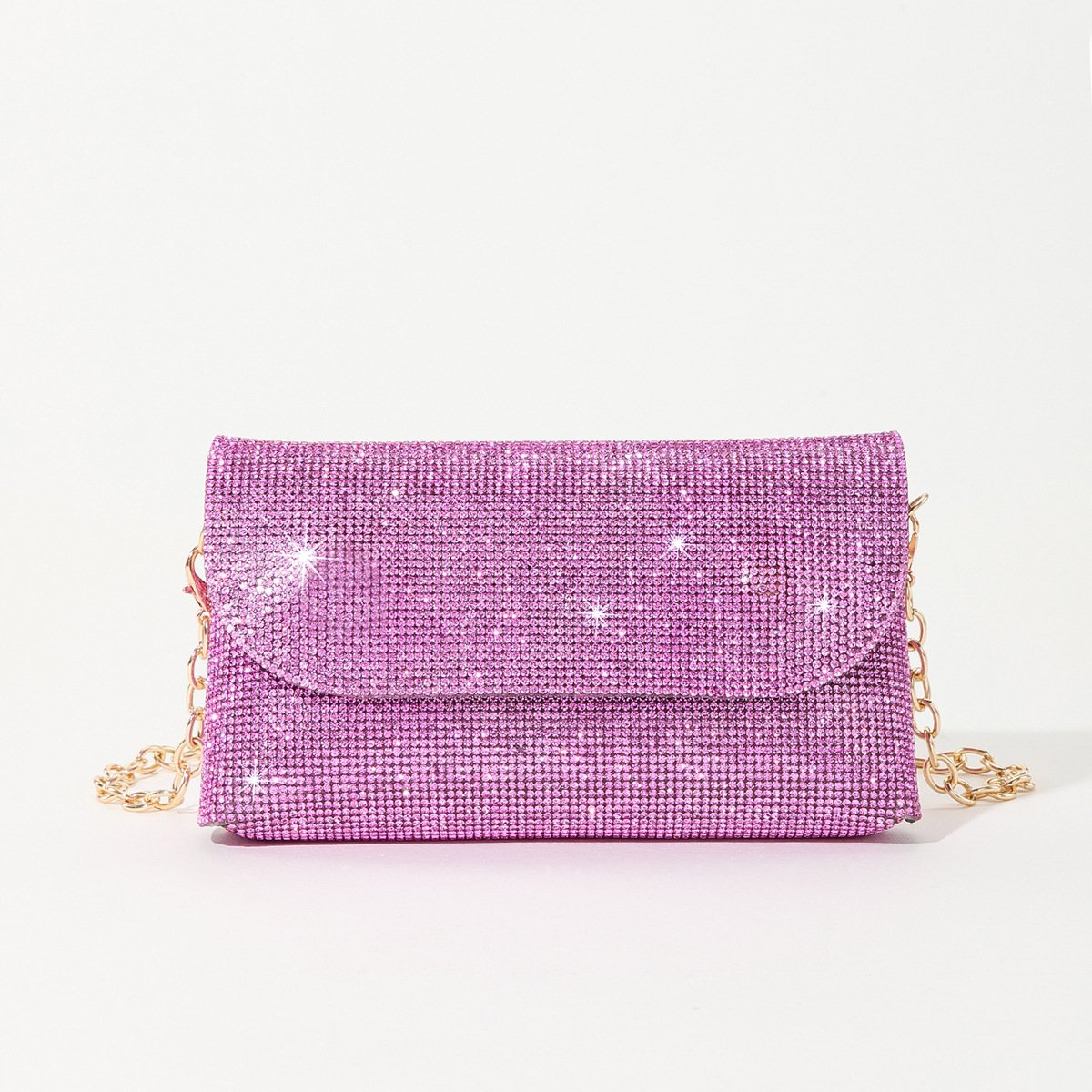 Glitter Evening Bags Pu Handbag Rhinestone Diamond Evening Clutch Bags For Women mini evening banquet bag