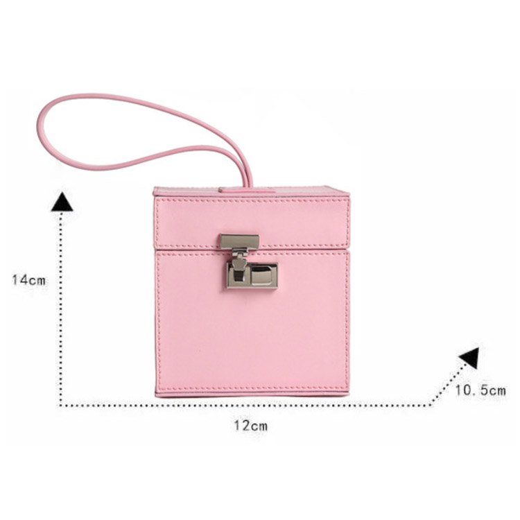 Fashion PU leather Box Bag Women Evening Bag Clutch Handbag