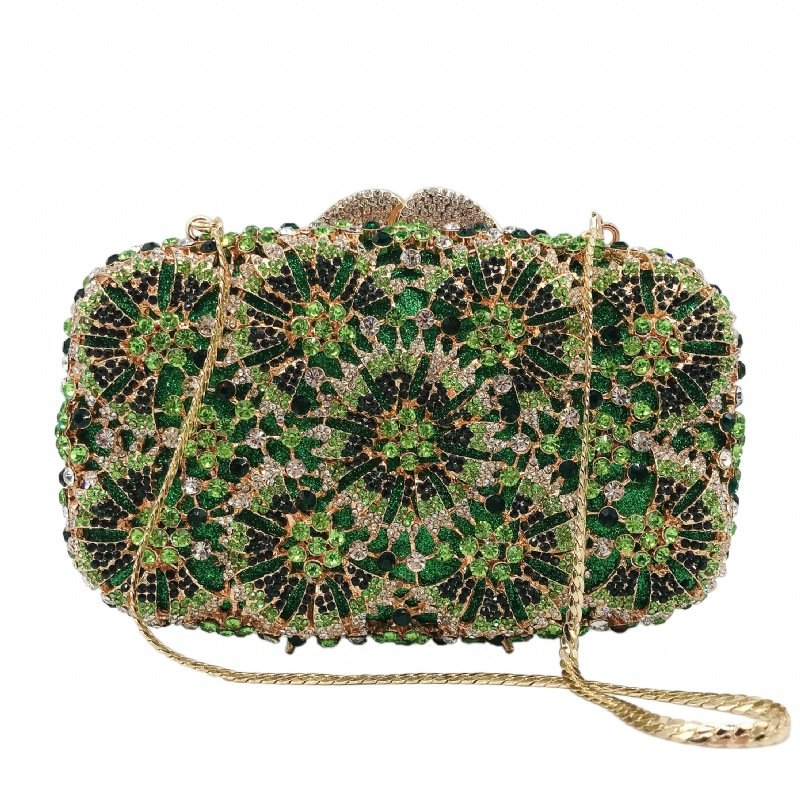 2021 women satin crystal clutch party wedding purse soft evening bag bridal handbag stone clutches handbags