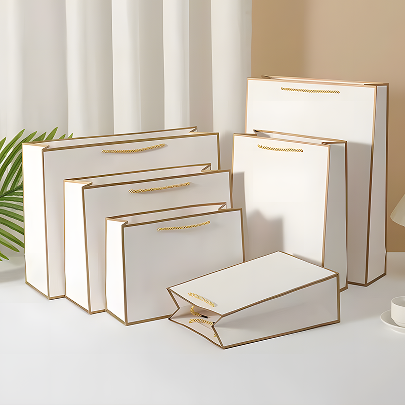 Factory Price Custom Paper Bag With Handle Luxury Bags For Wedding/jewelry/cosmetic